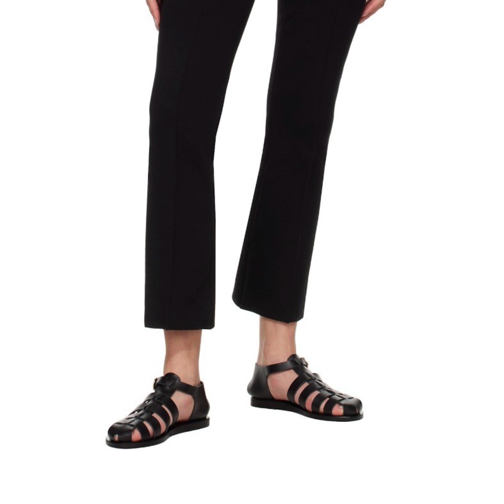 Ancient Greek Sandals Black - Picture 2 of 9